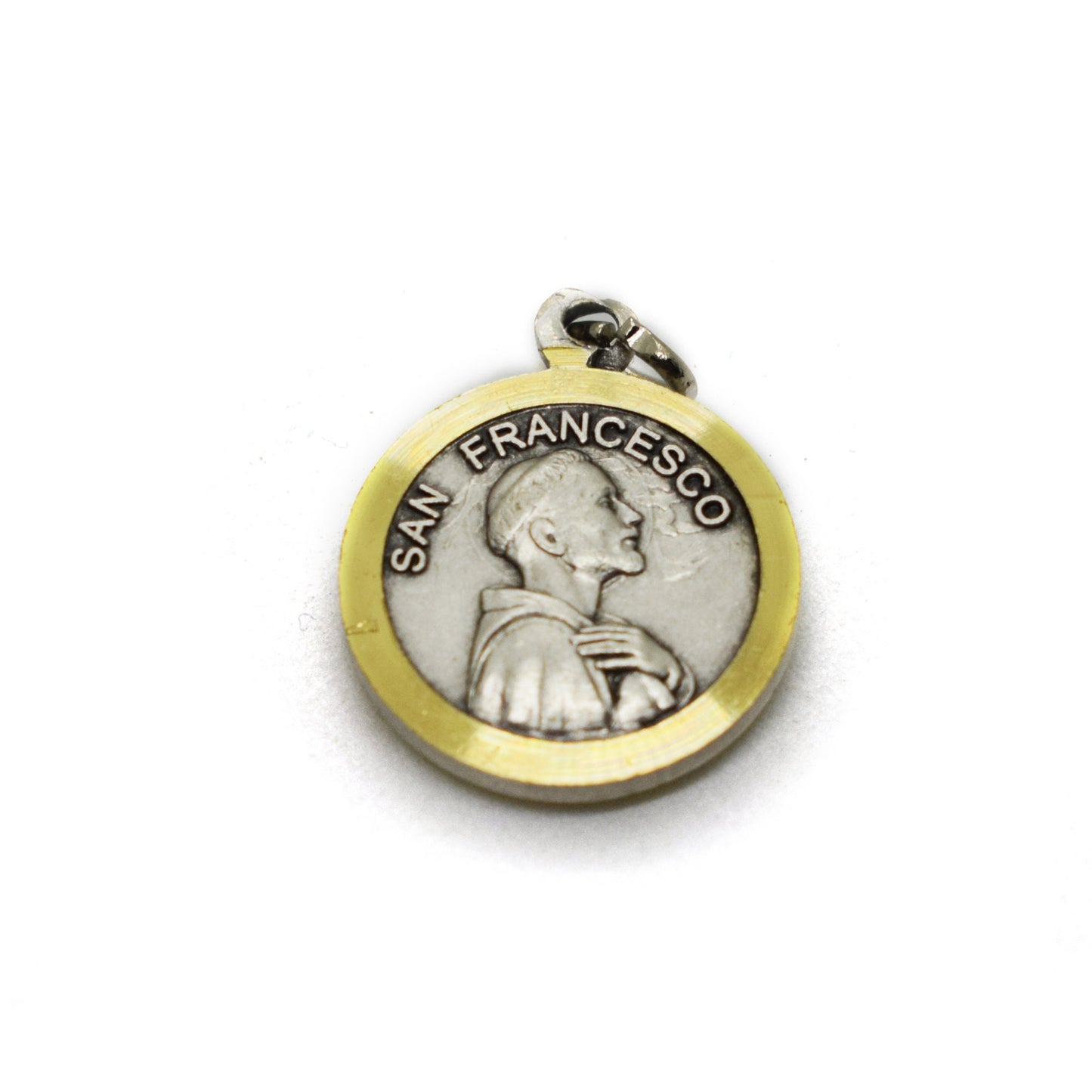 Saint Francis Relic Medal – Dust from Tomb of San Francesco – Italian Religious Medal