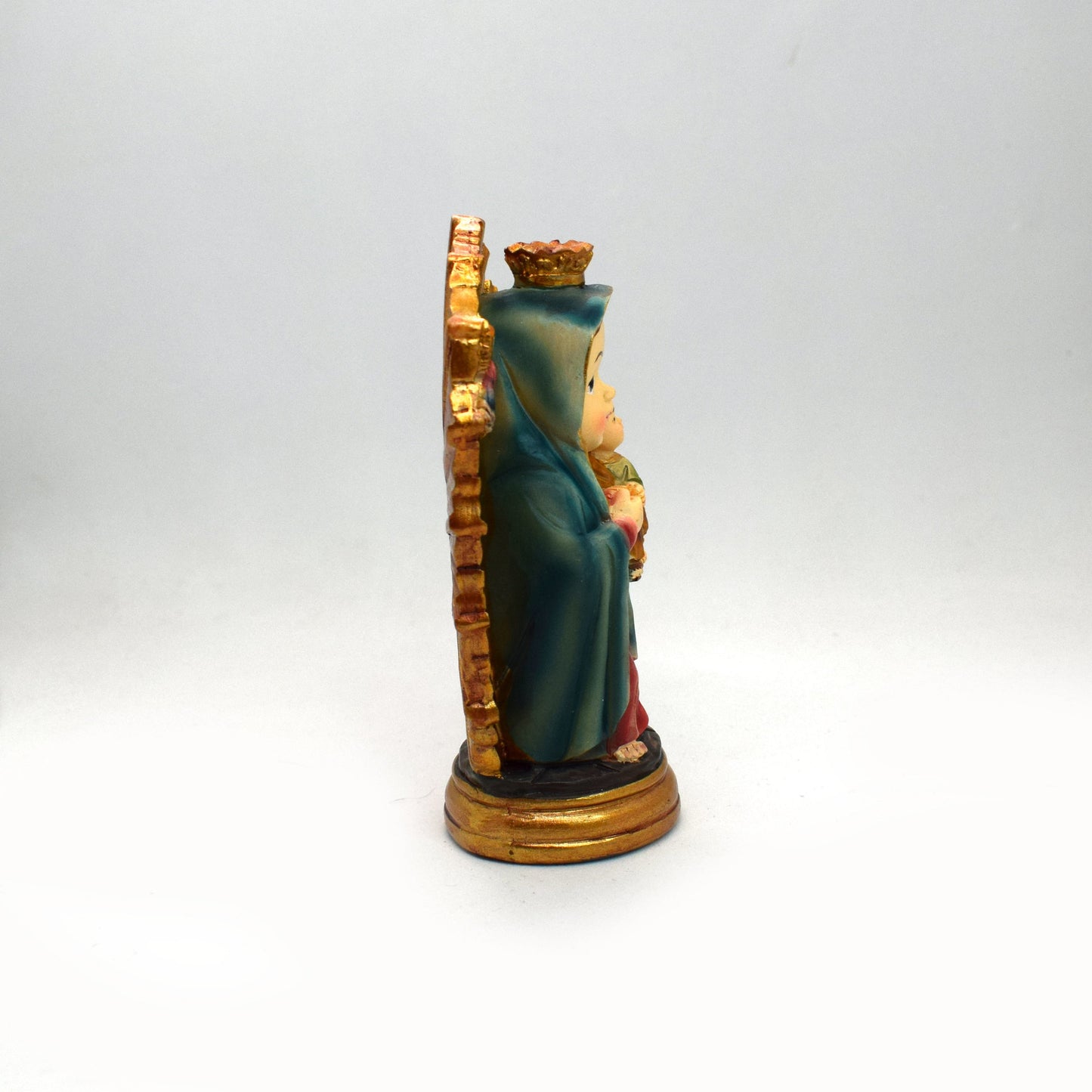 Our Lady of Perpetual Help Resin Statue – Italian Miniature Catholic Pocket Statue
