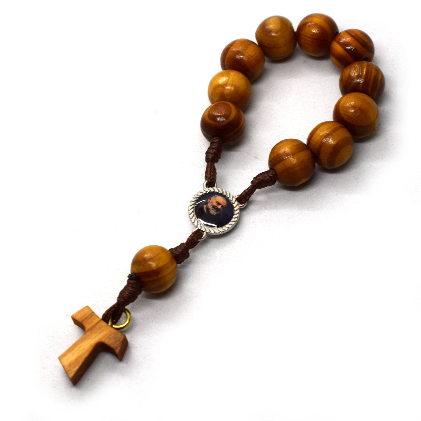 Handmade Padre Pio Chaplet - Grani di Senape Studio