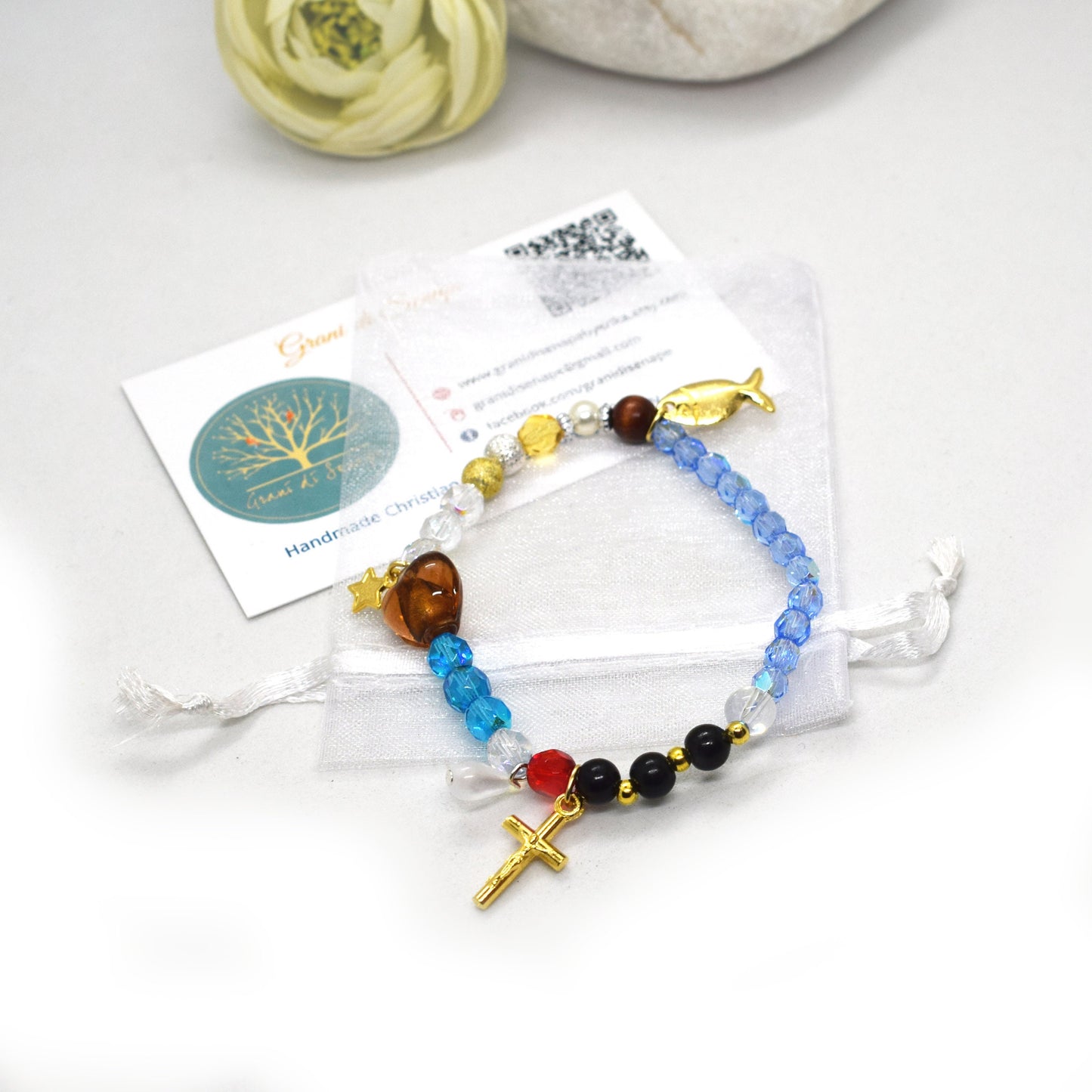 Story of Jesus Bracelet | Christian Faith Jewelry | Handmade Religious Gift