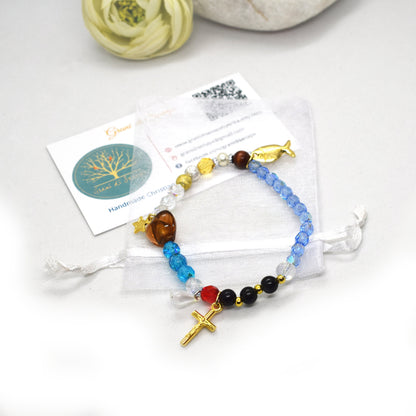 Story of Jesus Bracelet | Christian Faith Jewelry | Handmade Religious Gift