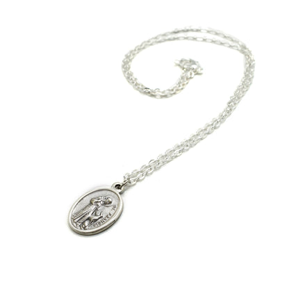 Saint Francis and the Wolf Necklace – Patron Saint Medal Jewelry