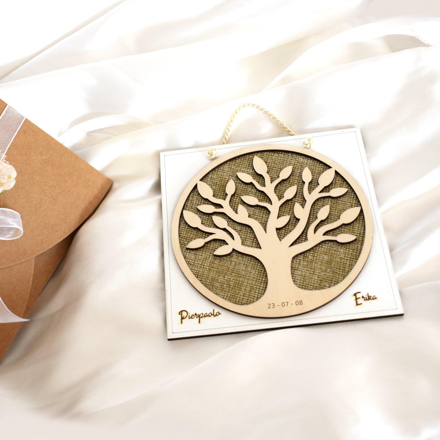 🌳 Tree of Life Wall Art – Personalized Wooden Keepsake – Custom Gift for Weddings, Baptisms & Anniversaries