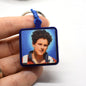 Saint Carlo Acutis Wooden Keychain – Handmade Catholic Gift