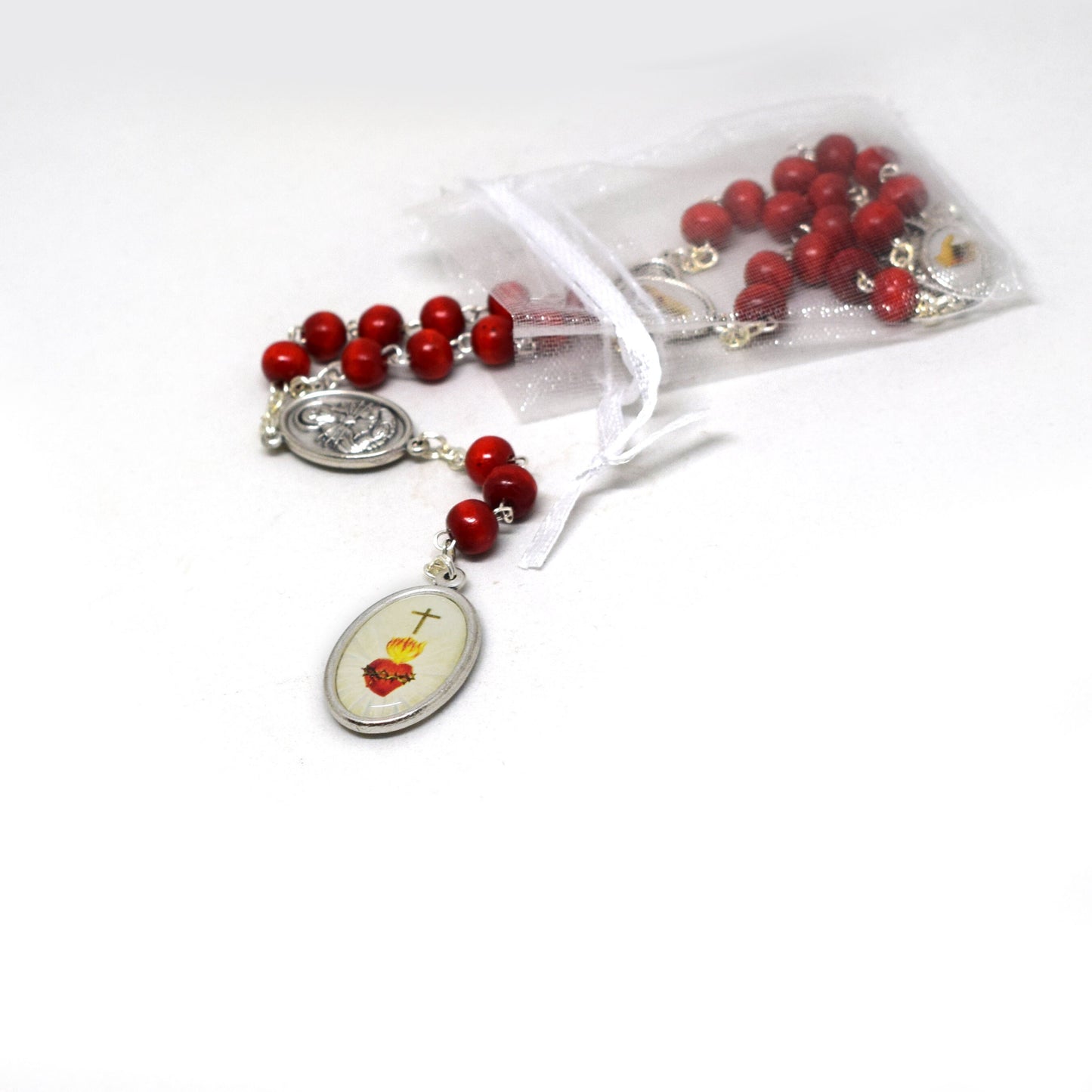 🕊️ Five Holy Wounds Chaplet Rosary – Italian Handmade Mater Dolorosa Chaplet
