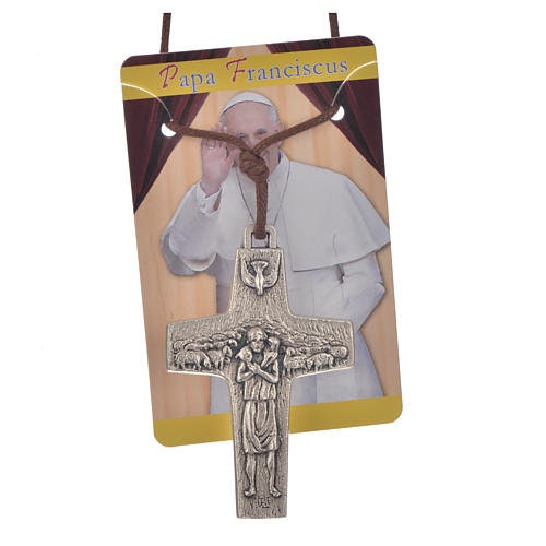 Pope Francis Pectoral Cross Necklace – Good Shepherd Italian Pendant