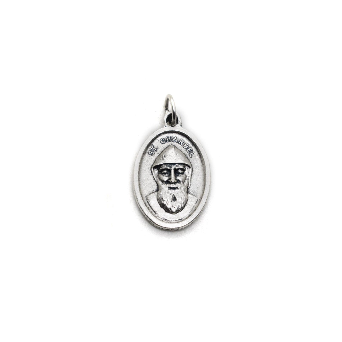 St. Charbel Necklace | St Sciarbel Makhlouf | Saint Charbel religious medal | Patron Saint Necklace | Personalized Italian medal Jewelry