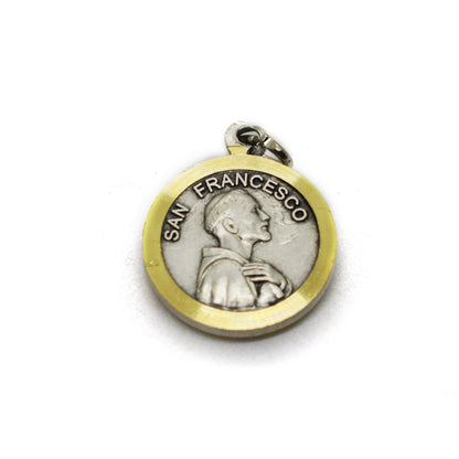 Saint Francis Relic Medal – Dust from Tomb of San Francesco – Italian Religious Medal