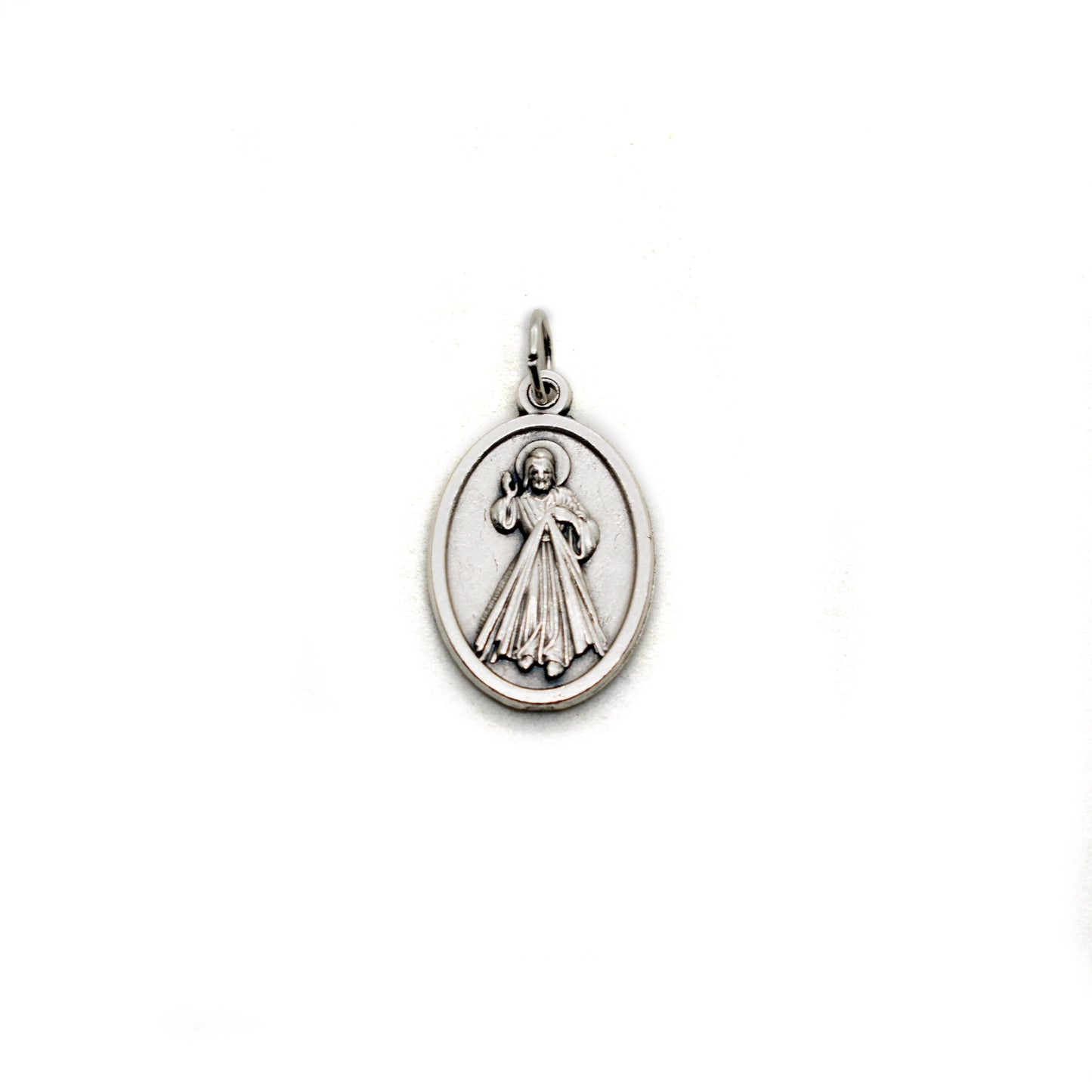 Divine Mercy Medal Necklace – Jesus Christ Catholic Pendant | Handmade Italian Jewelry Gift