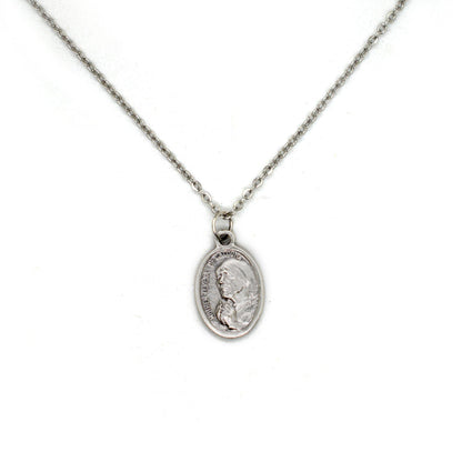 Saint Mother Teresa Necklace – Handmade Italian Catholic Medal, Inspirational Gift