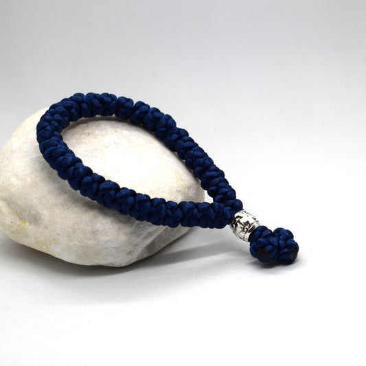 Orthodox Prayer Rope Komboskini – 33 Knots Hand Knotted Pocket Rosary | Handmade Christian Gift