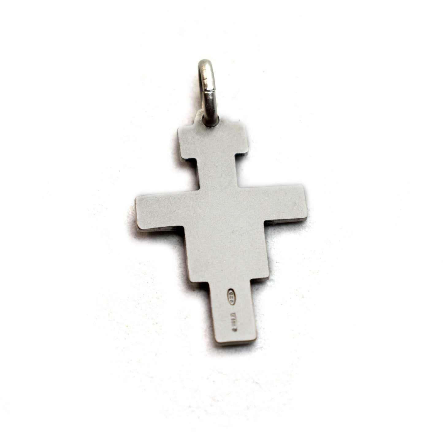 Sterling Silver San Damiano Cross Pendant | Italian Saint Damian Crucifix Necklace | Handmade Religious Jewelry