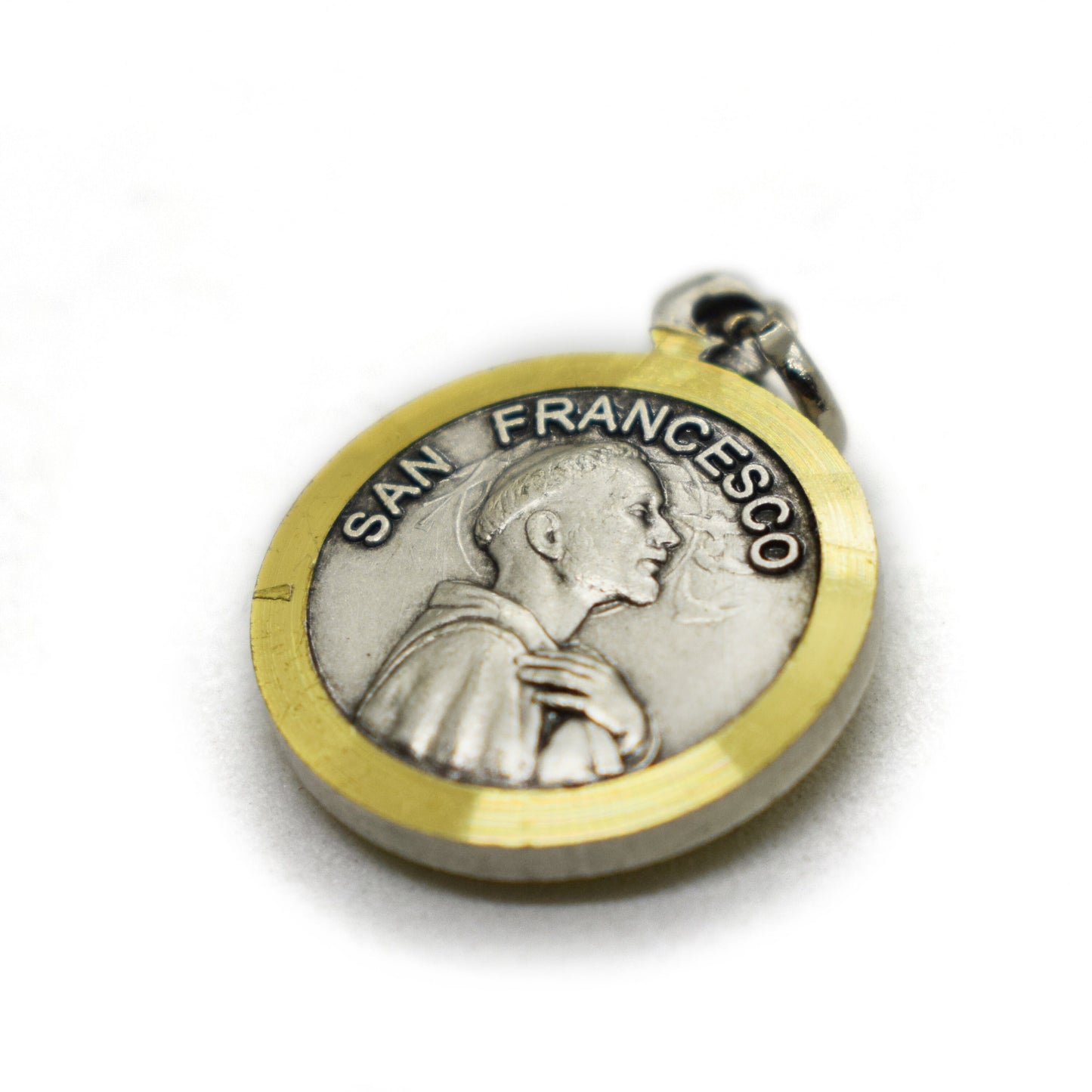 Saint Francis Relic Medal – Dust from Tomb of San Francesco – Italian Religious Medal