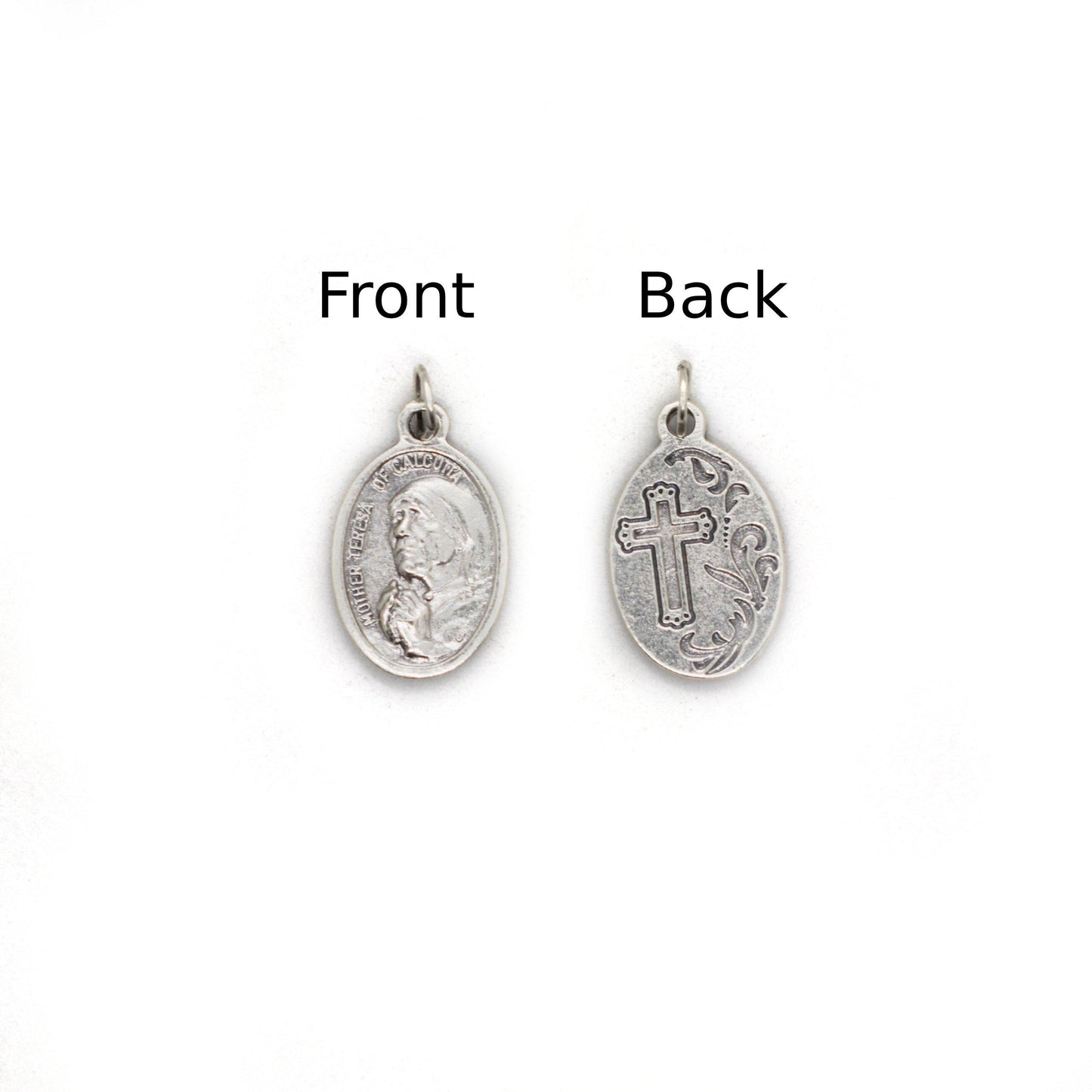 Saint Mother Teresa Necklace – Handmade Italian Catholic Medal, Inspirational Gift