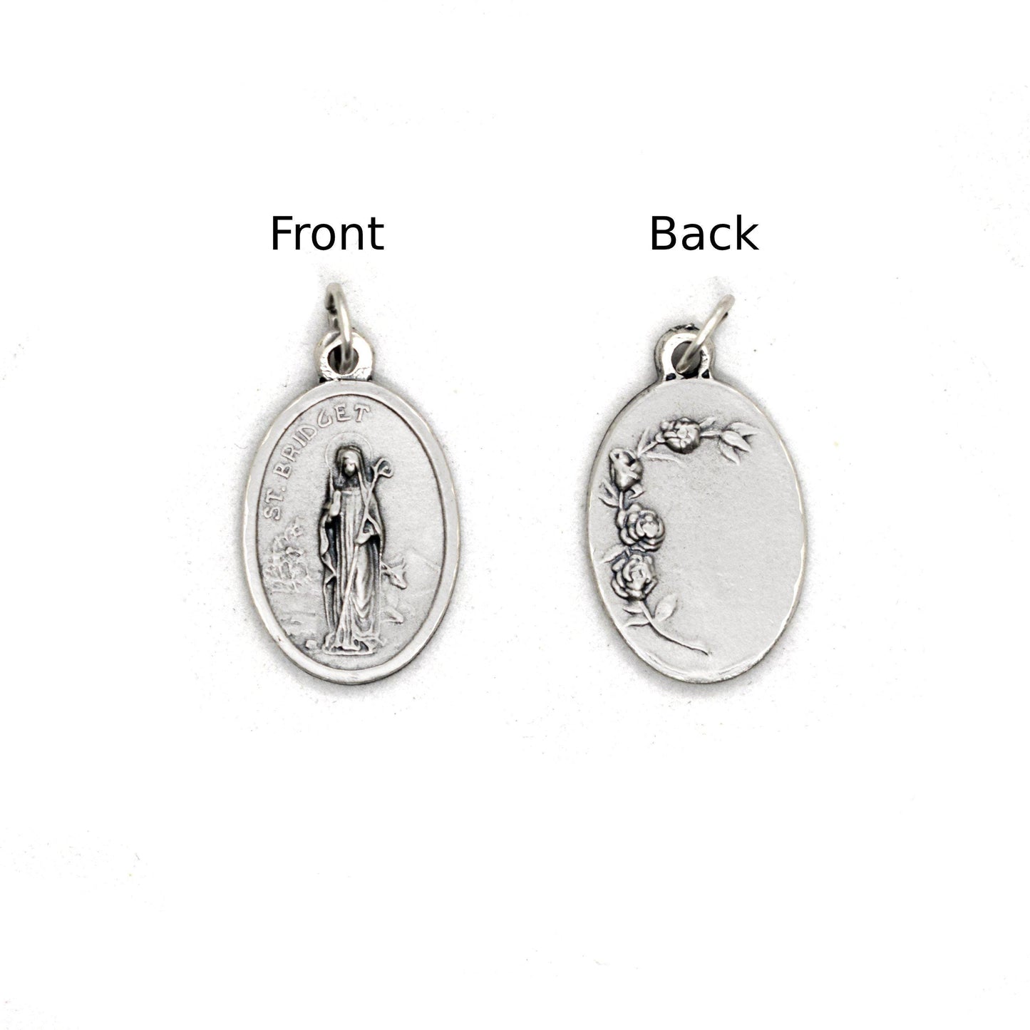 Saint Bridget of Sweden Necklace – Handmade Catholic Medal Necklace – Spiritual Jewelry – Personalized Italian Gift