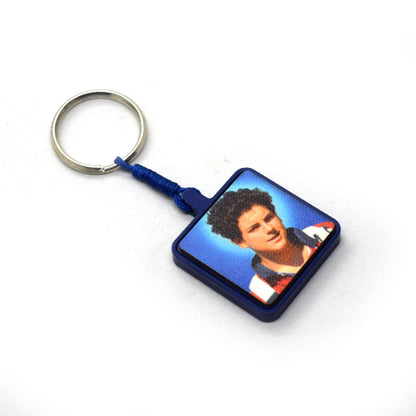 Saint Carlo Acutis Wooden Keychain – Handmade Catholic Gift