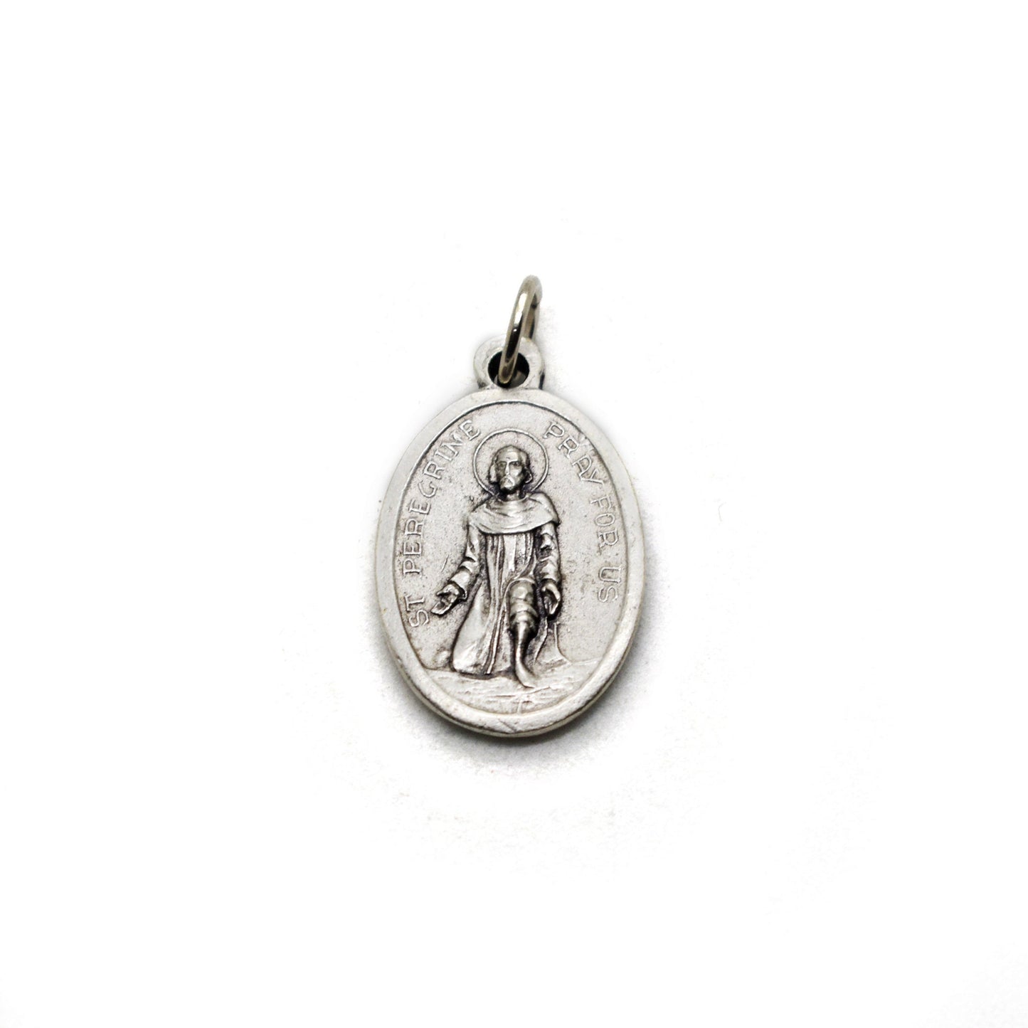 St. Peregrine Medal Necklace – Patron Saint of Cancer Patients | Italian Catholic Jewelry