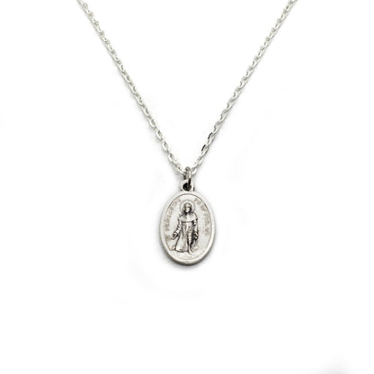 St. Peregrine Medal Necklace – Patron Saint of Cancer Patients | Italian Catholic Jewelry