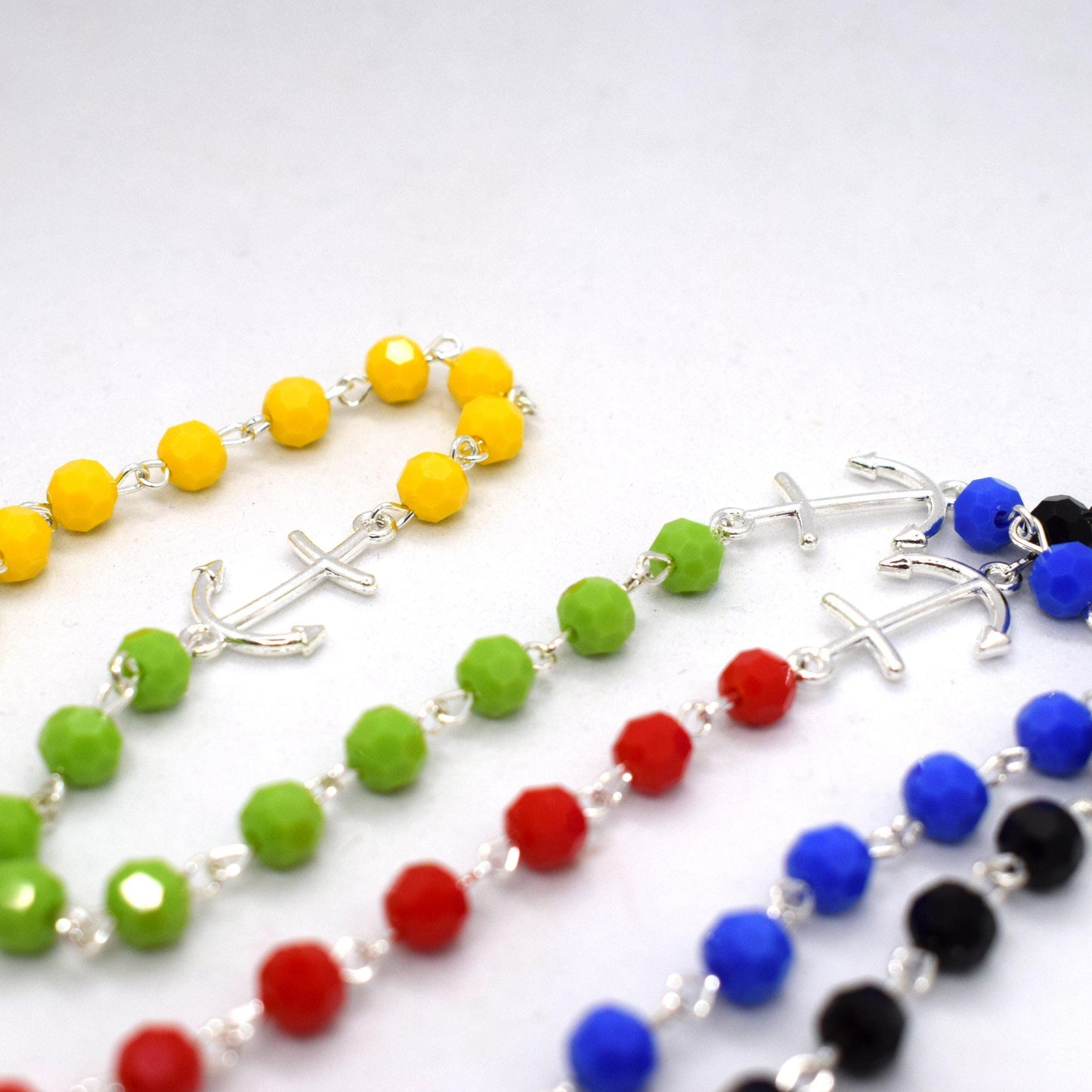 Pilgrims’ Jubilee Rosary with Official Logo – Handmade Crystal Beads Rosary