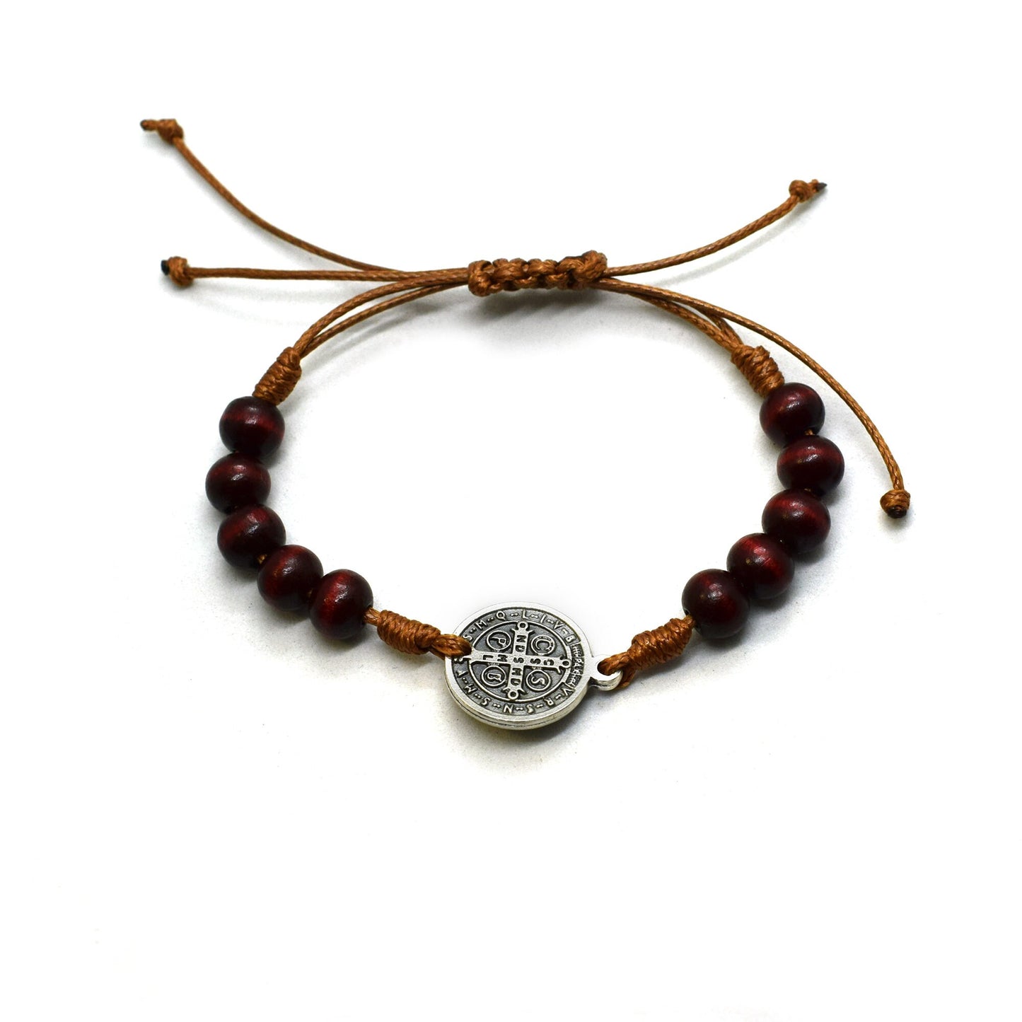 Personalized Saint Beaded Bracelet – Choose Your Patron Saint, Handmade Christian Gift