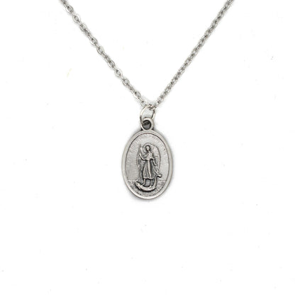 Saint Raphael Necklace – Archangel Medal, Catholic Jewelry, Handmade in Italy