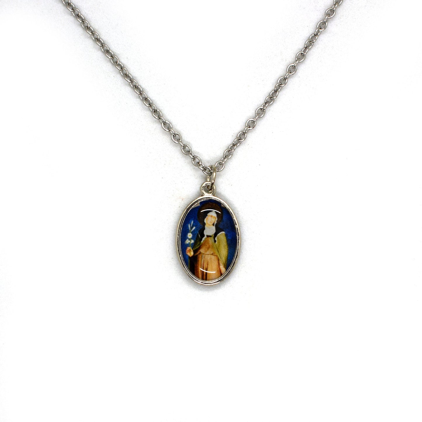 St. Francis & St. Clare Medal Necklace – Handmade Italian Religious Jewelry