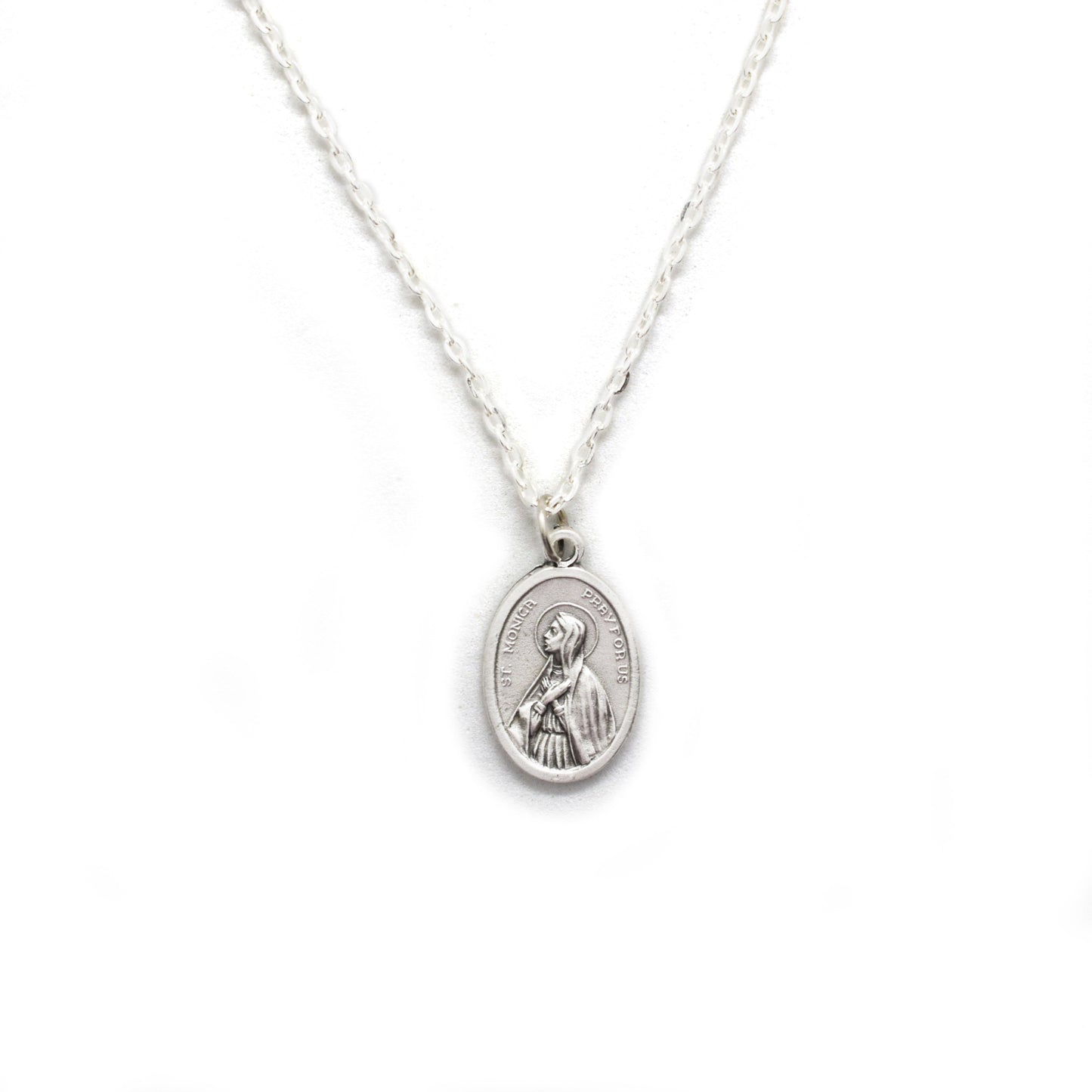 St. Monica Medal Necklace – Patron Saint of Mothers