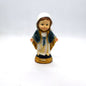 🌸 Our Lady Immaculate Resin Statue – Baby Blessed Virgin Mary Mini Pocket Statue – Italian Catholic Desk Figurine