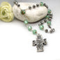 Chaplet of the 9 Choirs of Angels in Murano Glass and Crystals - Grani di Senape Studio