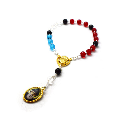 Saint Charbel Chaplet – Handmade Catholic Rosary Beads from Italy