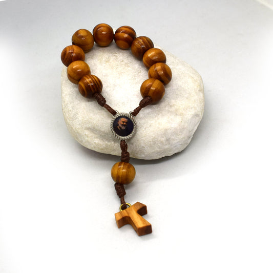 Handmade Padre Pio Chaplet - Grani di Senape Studio