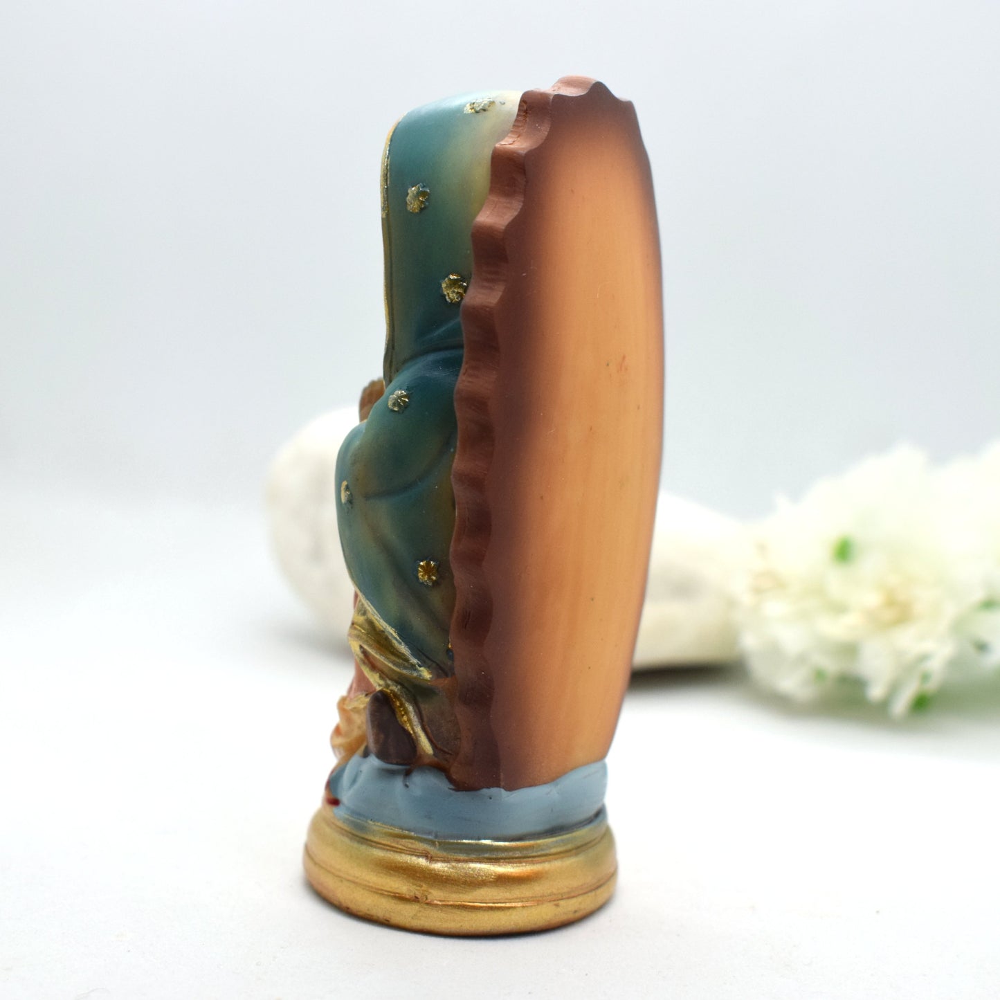 ✨ Hand-Painted Our Lady of Guadalupe Statue