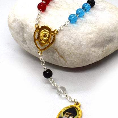 Saint Charbel Chaplet – Handmade Catholic Rosary Beads from Italy