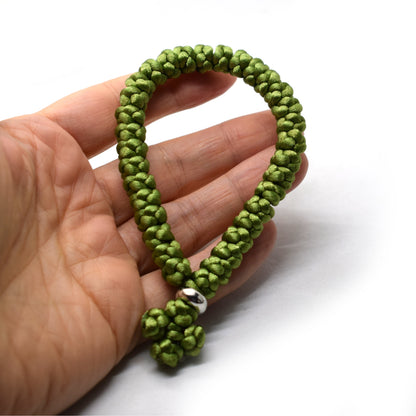 Orthodox Prayer Rope Komboskini – 33 Knots Hand Knotted Pocket Rosary | Handmade Christian Gift - Grani di Senape Studio
