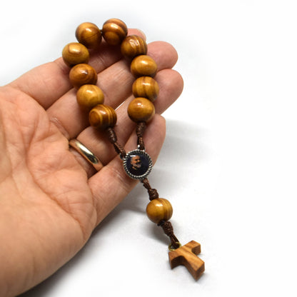 Handmade Padre Pio Chaplet - Grani di Senape Studio