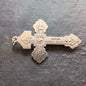 Pardon Crucifix ✝️ Double-Sided Indulgence Cross Pendant – Handmade in Italy - Grani di Senape Studio