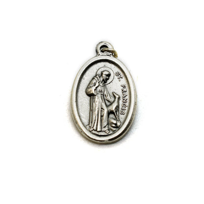 Saint Francis and the Wolf Necklace – Patron Saint Medal Jewelry