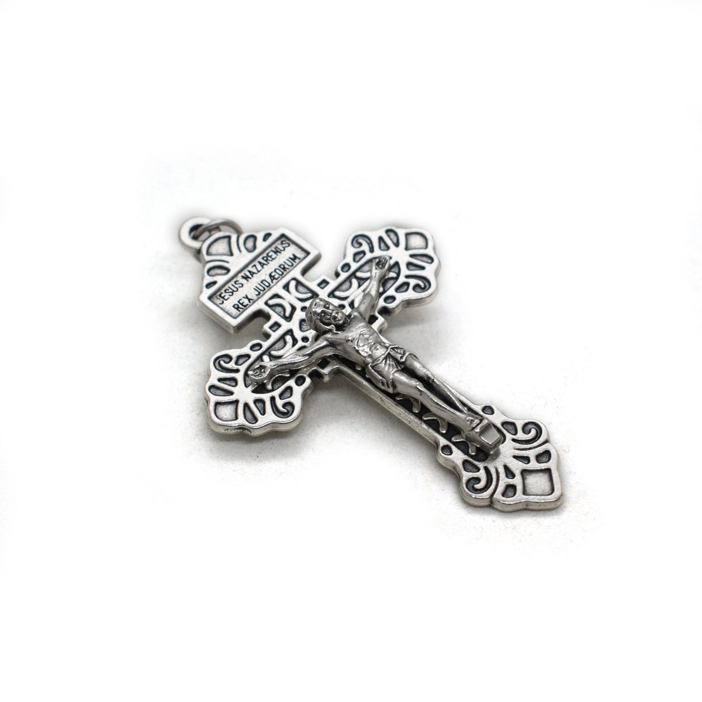 Pardon Crucifix ✝️ Double-Sided Indulgence Cross Pendant – Handmade in Italy