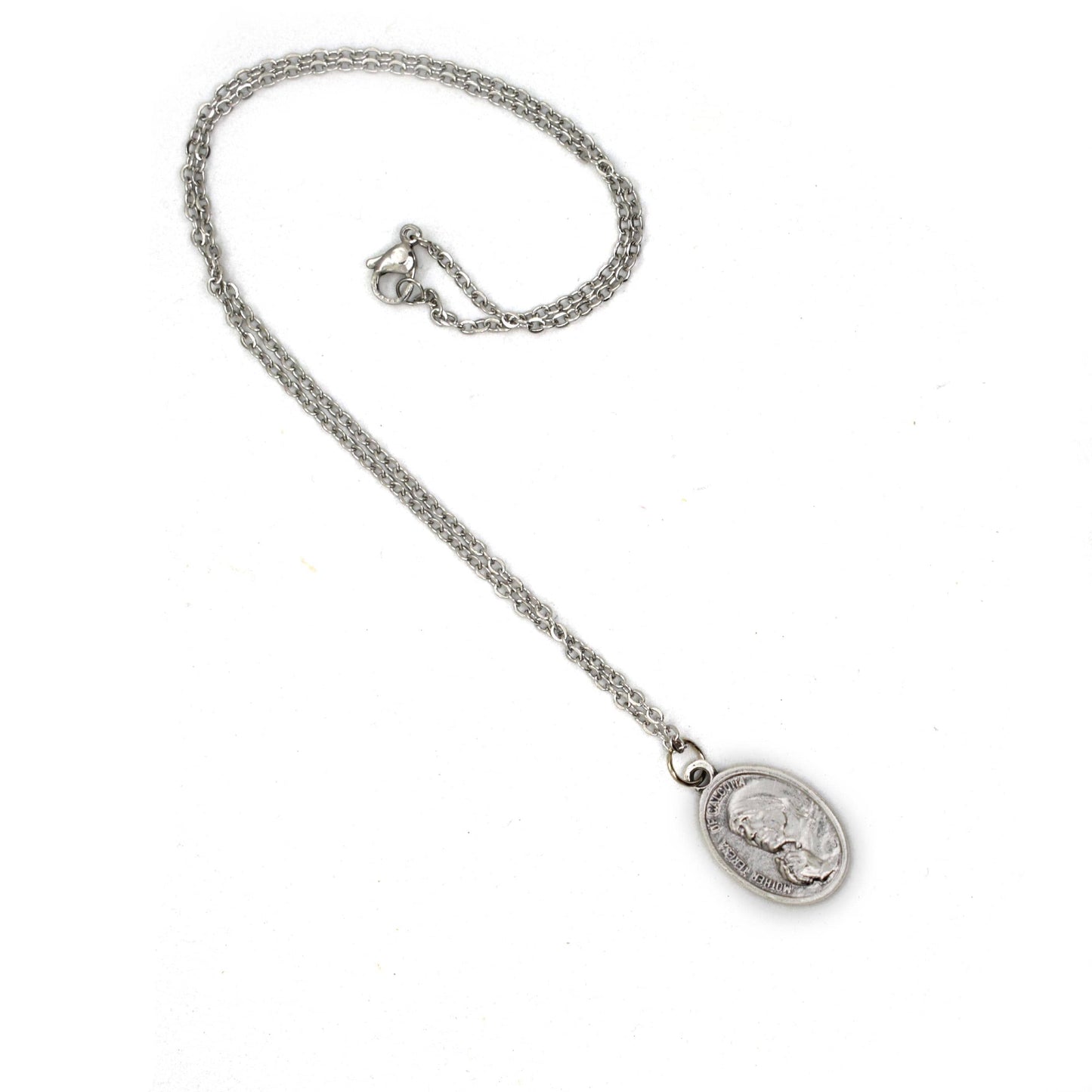 Saint Mother Teresa Necklace – Handmade Italian Catholic Medal, Inspirational Gift