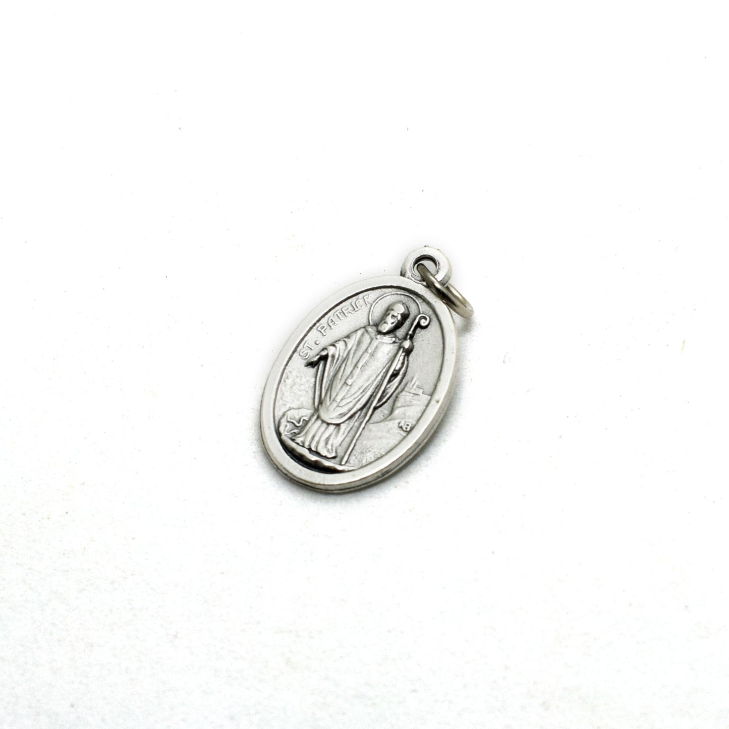 St. Patrick Medal Necklace – Zama Alloy Medal on Stainless Steel Chain 🍀