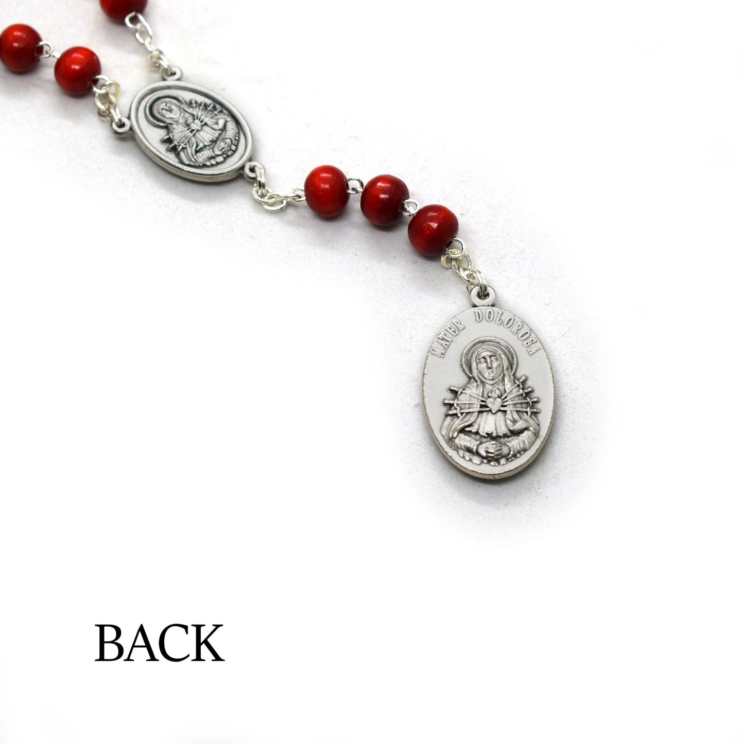 🕊️ Five Holy Wounds Chaplet Rosary – Italian Handmade Mater Dolorosa Chaplet