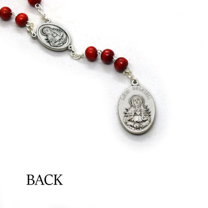 🕊️ Five Holy Wounds Chaplet Rosary – Italian Handmade Mater Dolorosa Chaplet