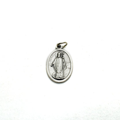 St. Patrick Medal Necklace – Zama Alloy Medal on Stainless Steel Chain 🍀