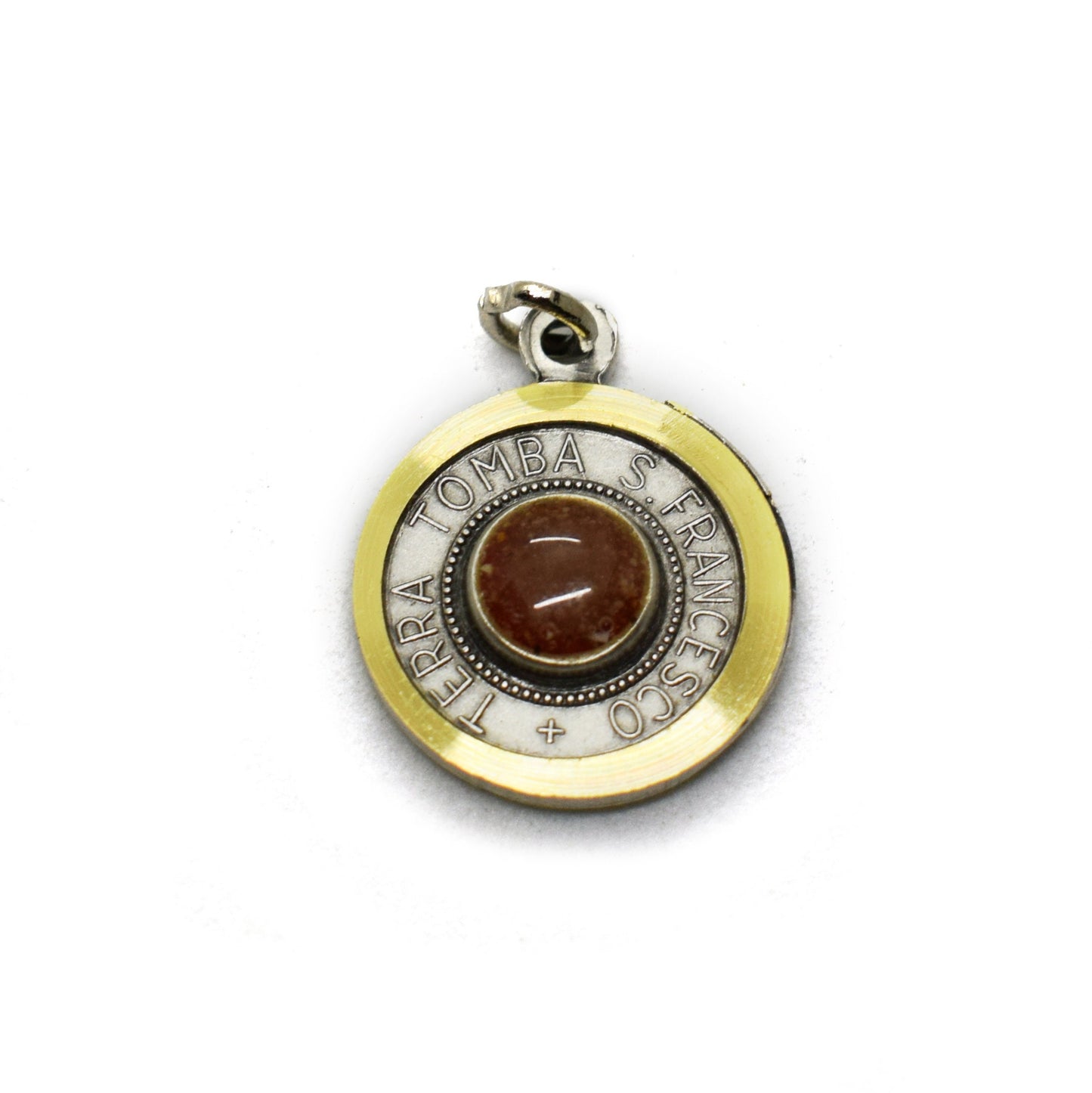 Saint Francis Relic Medal – Dust from Tomb of San Francesco – Italian Religious Medal