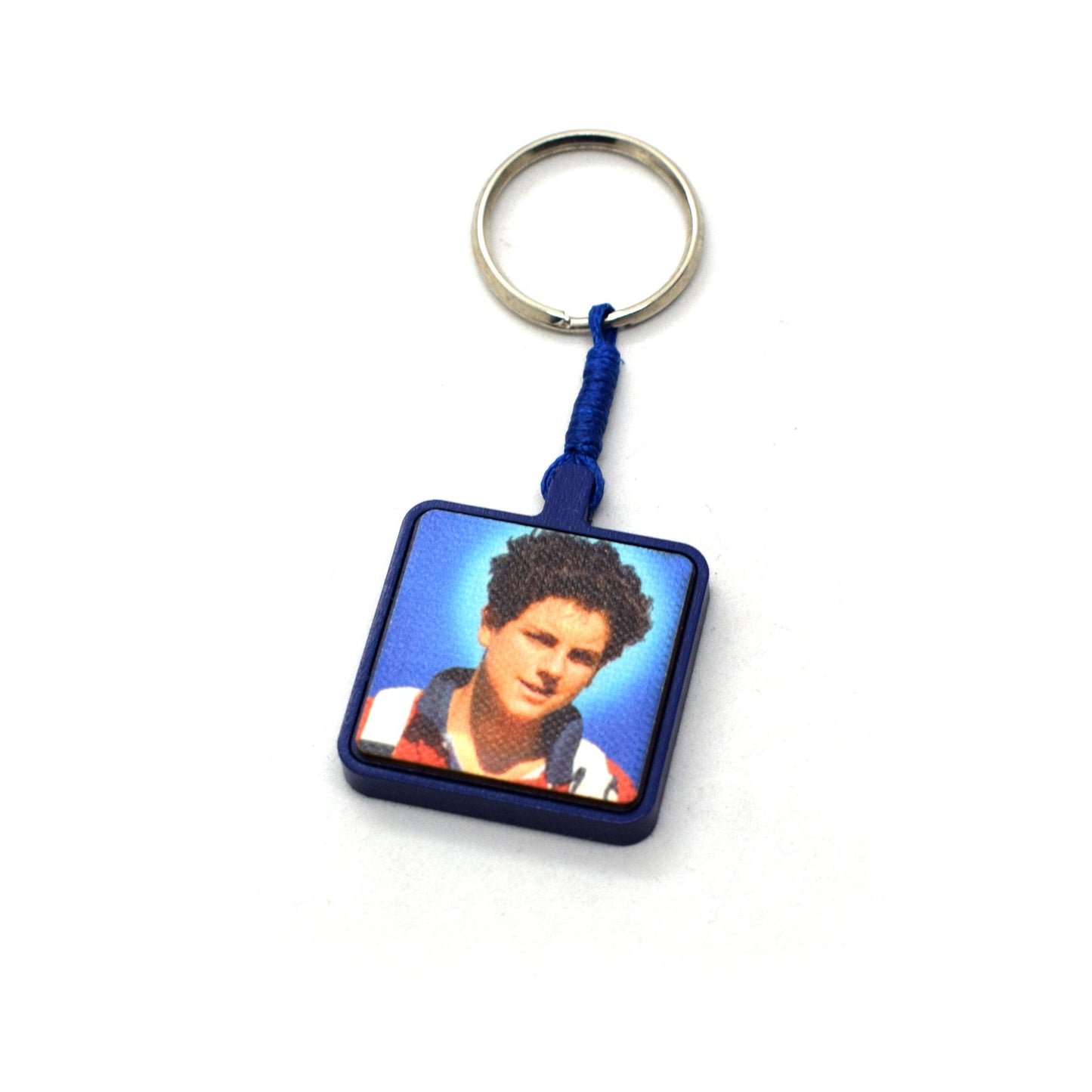 Saint Carlo Acutis Wooden Keychain – Handmade Catholic Gift