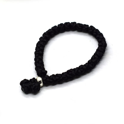 Orthodox Prayer Rope Komboskini – 33 Knots Hand Knotted Pocket Rosary | Handmade Christian Gift - Grani di Senape Studio