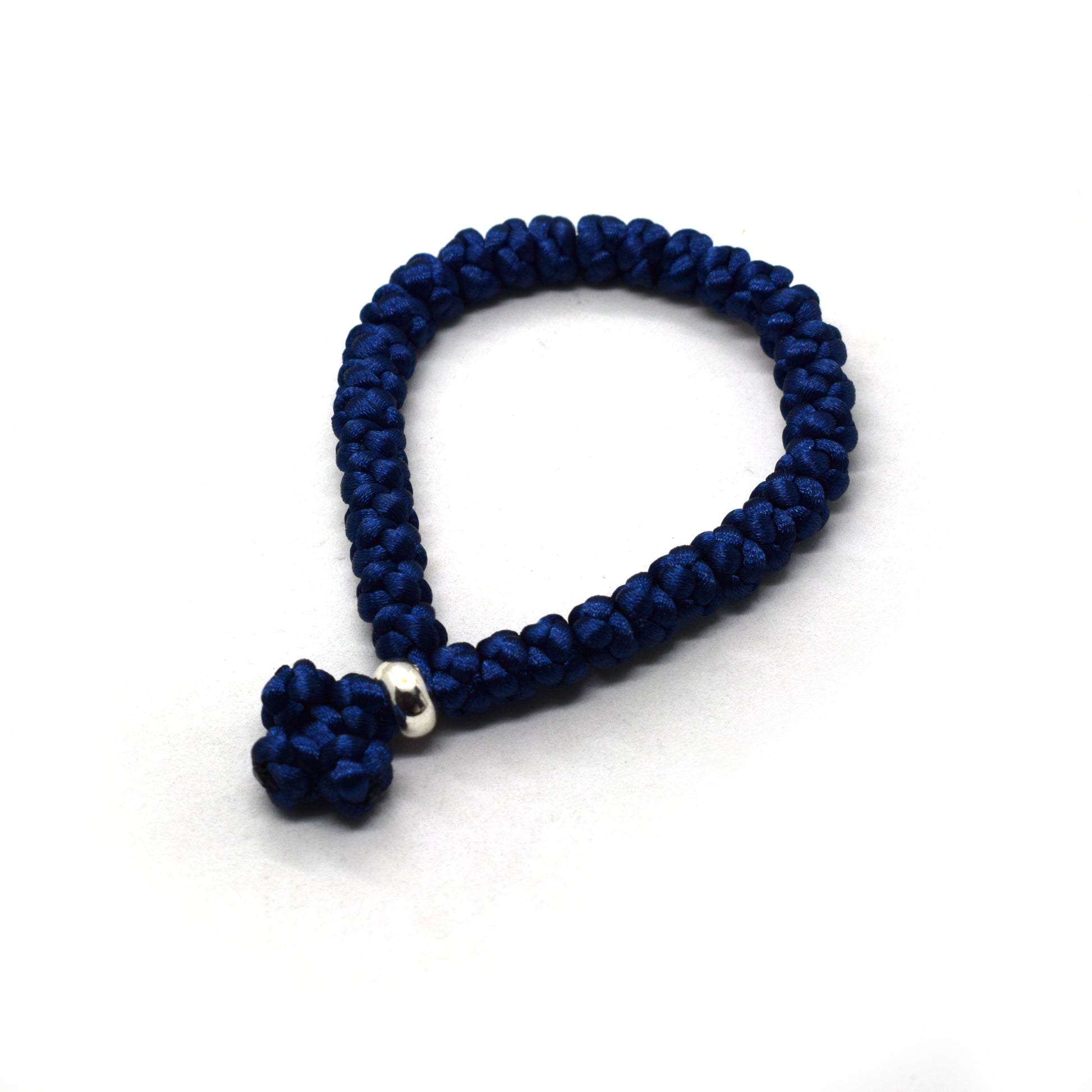 Orthodox Prayer Rope Komboskini – 33 Knots Hand Knotted Pocket Rosary | Handmade Christian Gift - Grani di Senape Studio