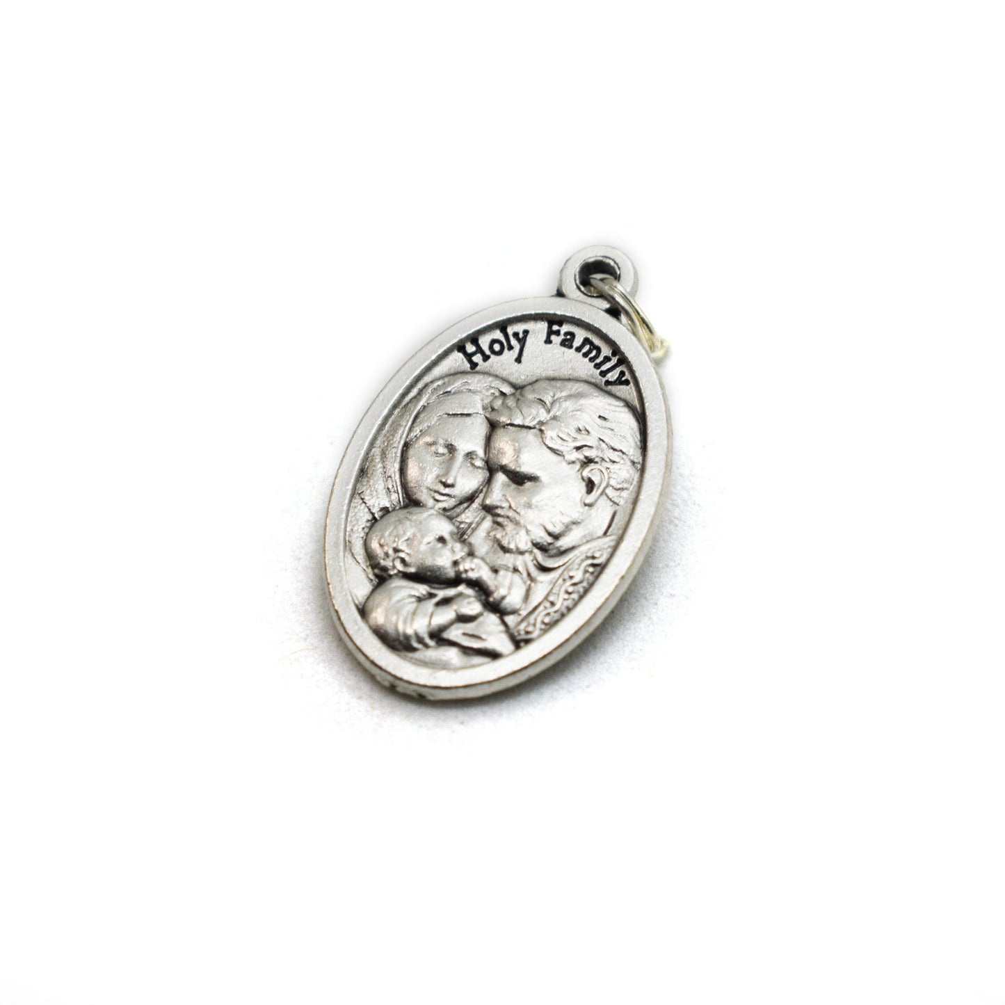 Holy Family Medal Necklace – Nativity Jewelry – Patron Saint Necklace – Italian Handmade Catholic Gift