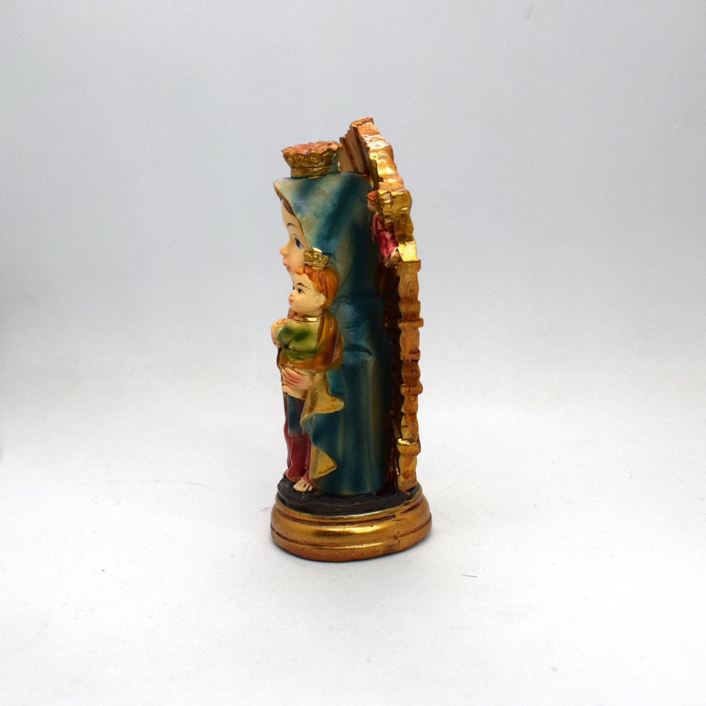 Our Lady of Perpetual Help Resin Statue – Italian Miniature Catholic Pocket Statue