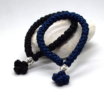 Orthodox Prayer Rope Komboskini – 33 Knots Hand Knotted Pocket Rosary | Handmade Christian Gift